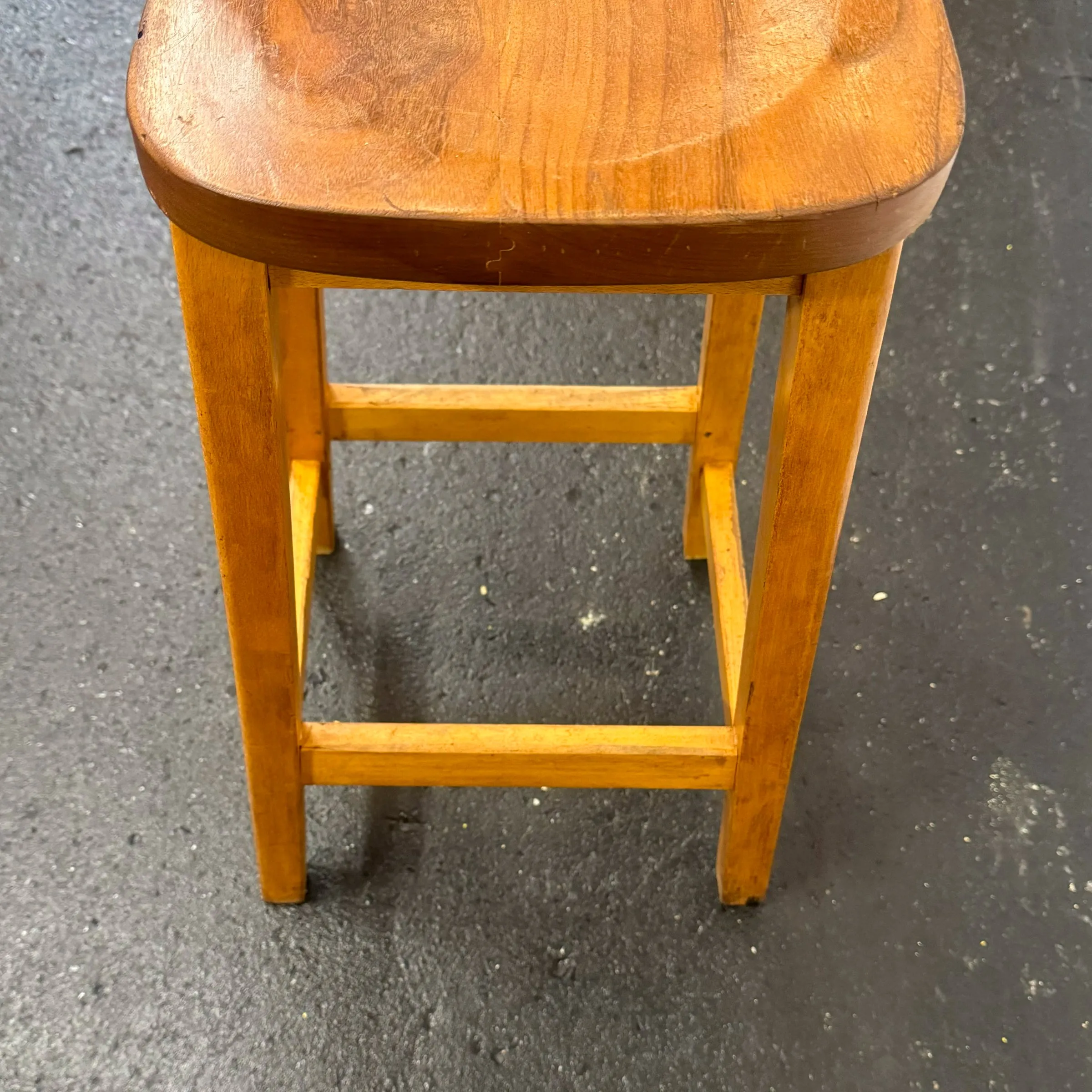 Reclaimed Teak and Beech Wood Lab Stools | 39 Available