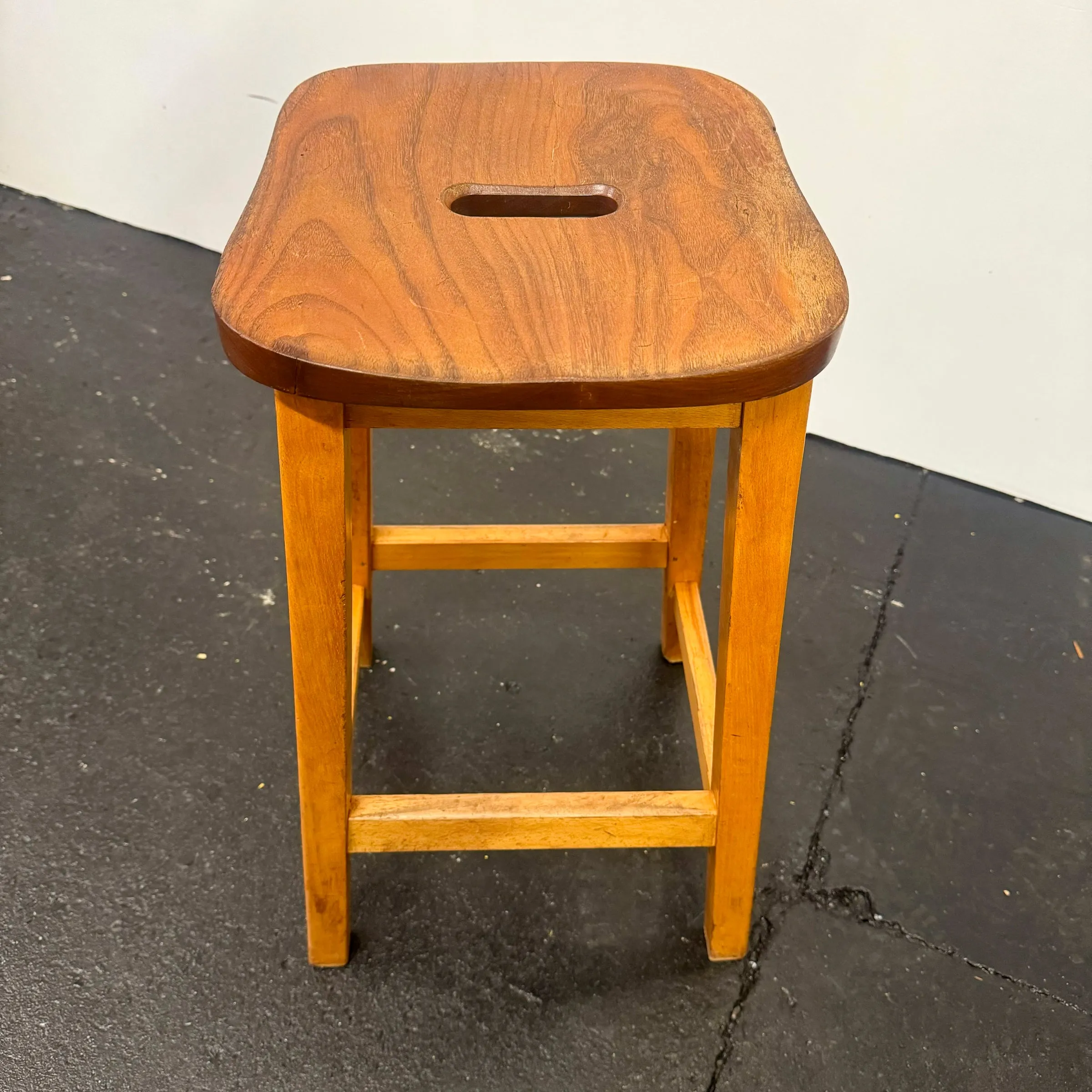 Reclaimed Teak and Beech Wood Lab Stools | 39 Available