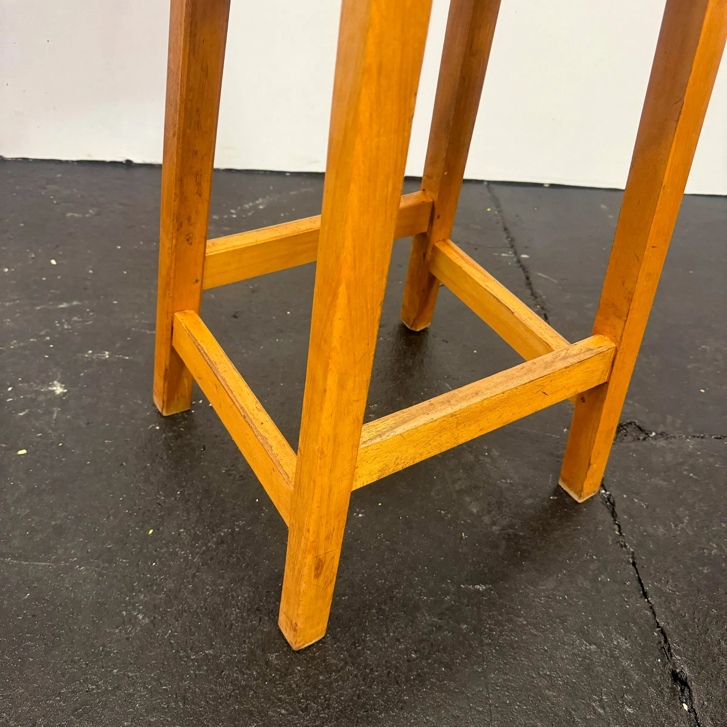 Reclaimed Teak and Beech Wood Lab Stools | 39 Available