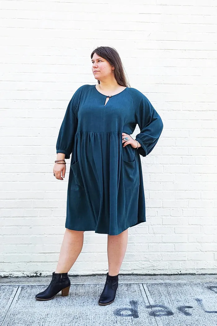 Romey Gathered Dress & Top, Curvy Fit - Sew House Seven