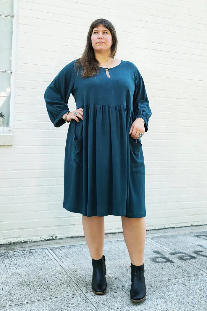 Romey Gathered Dress & Top, Curvy Fit - Sew House Seven