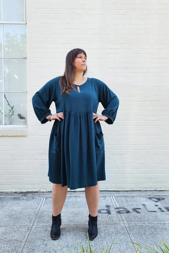 Romey Gathered Dress & Top, Curvy Fit - Sew House Seven