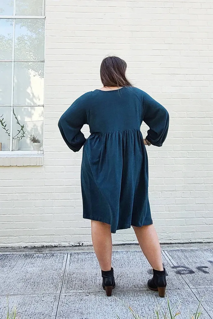 Romey Gathered Dress & Top, Curvy Fit - Sew House Seven