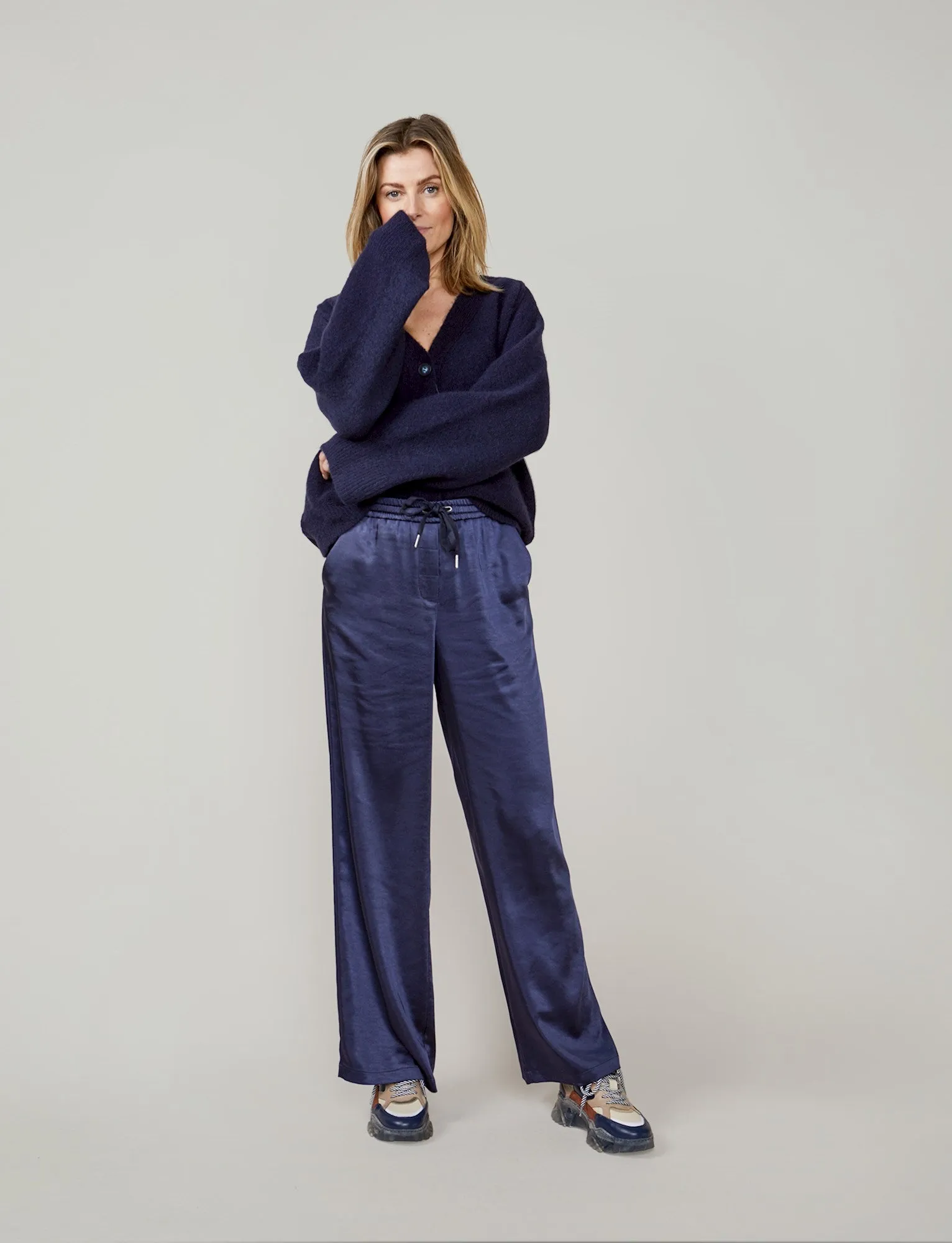 Satin Look Trouser