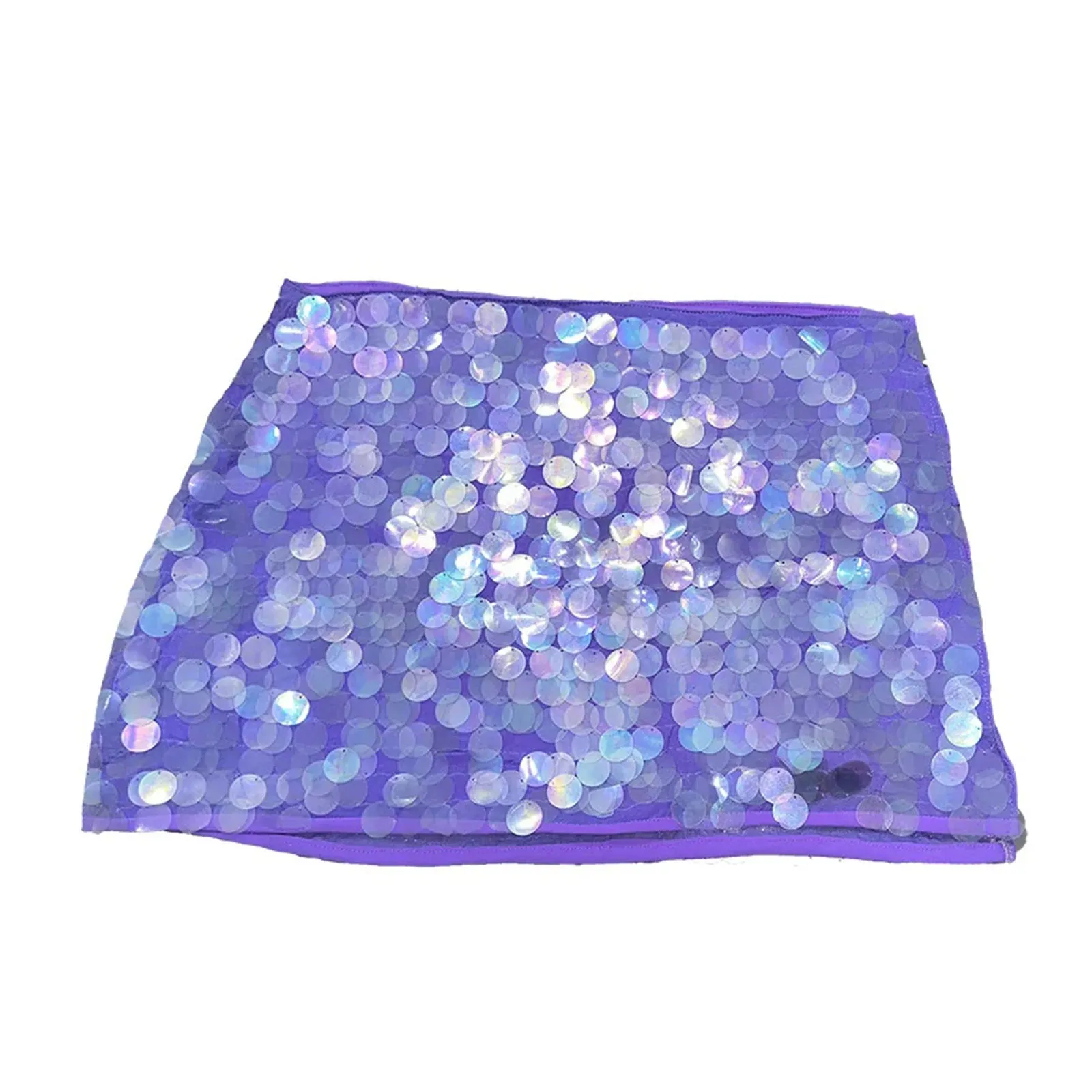 Sequin Tie-Up Mini Skirt  Lace-Up Sparkle