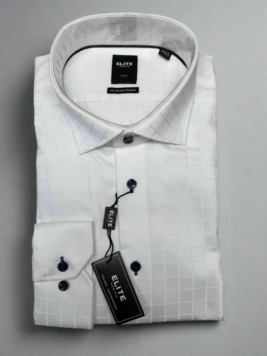 Serica Elite Textured Dress Shirt - E2562001