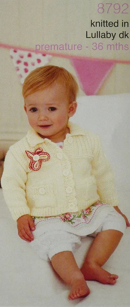 Stylecraft Lullaby DK Pattern 8792 - Cardigans - NOW €1.00