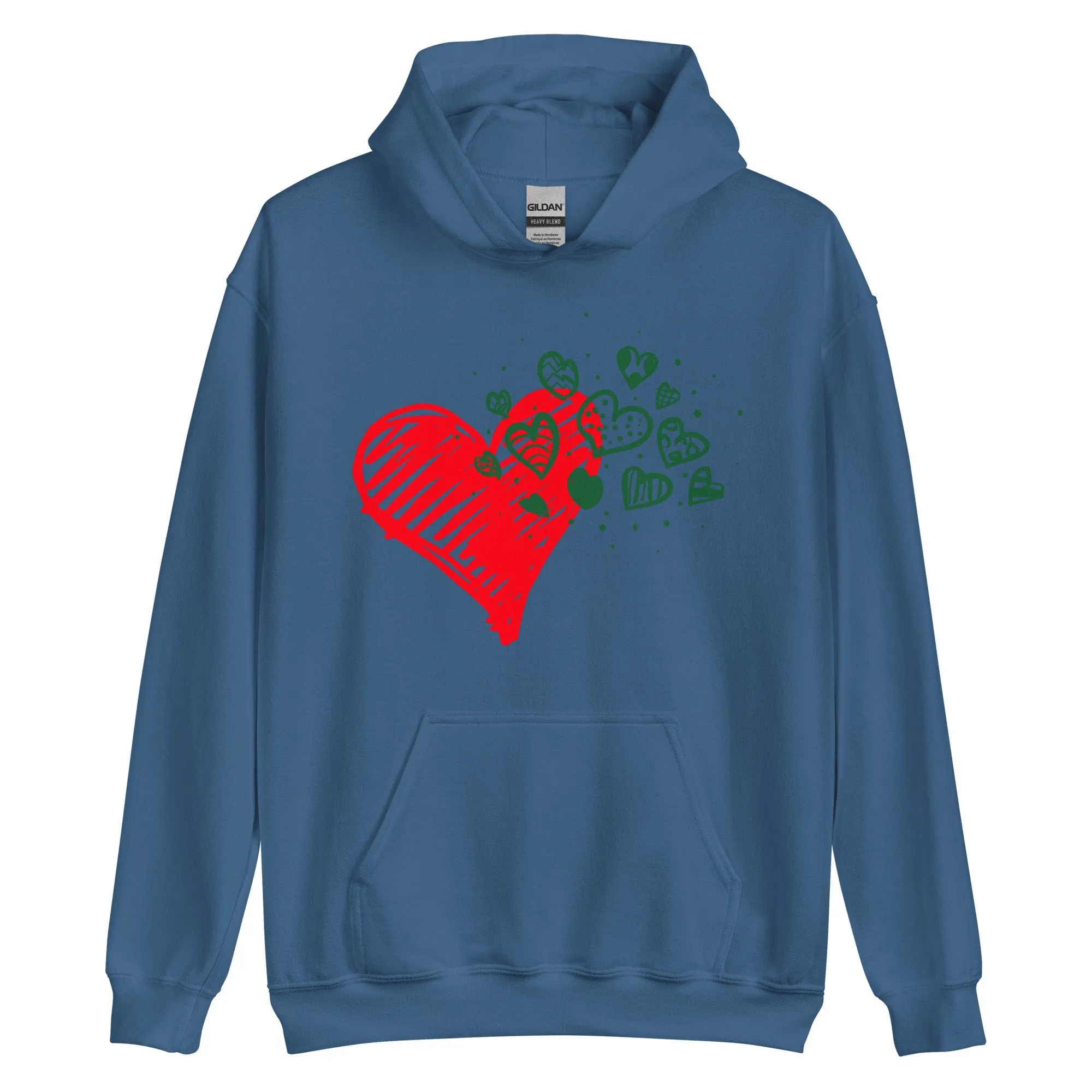 Sweetheart Hearts Unisex Heavy Blend Hooded Sweatshirt