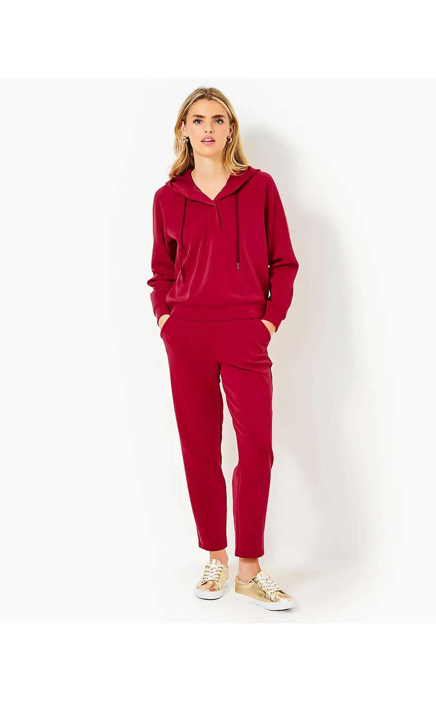 UPF 50  Kendy Pullover - Malbec Red