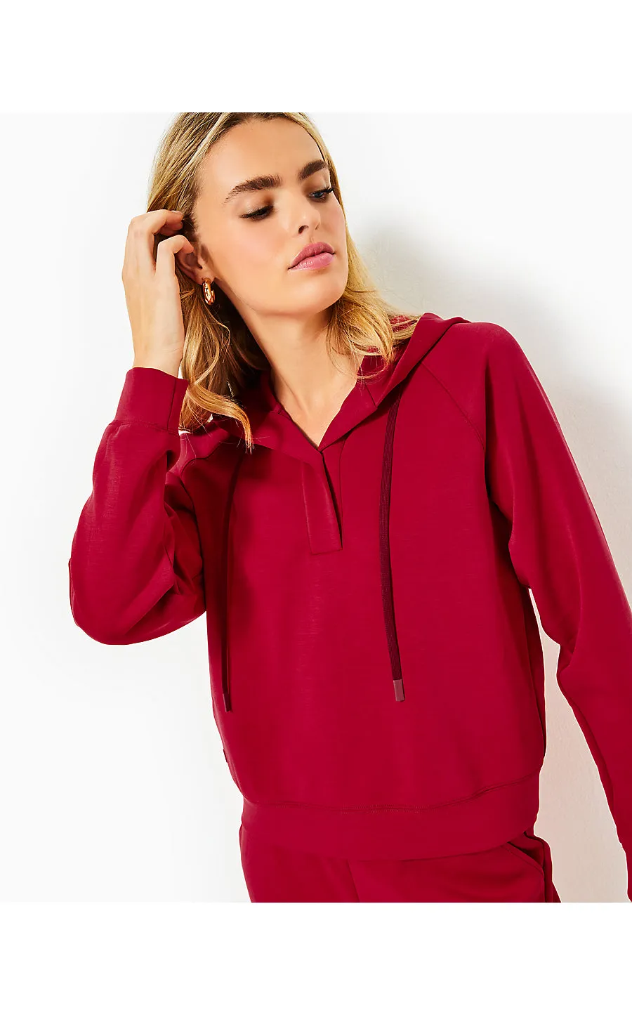 UPF 50  Kendy Pullover - Malbec Red