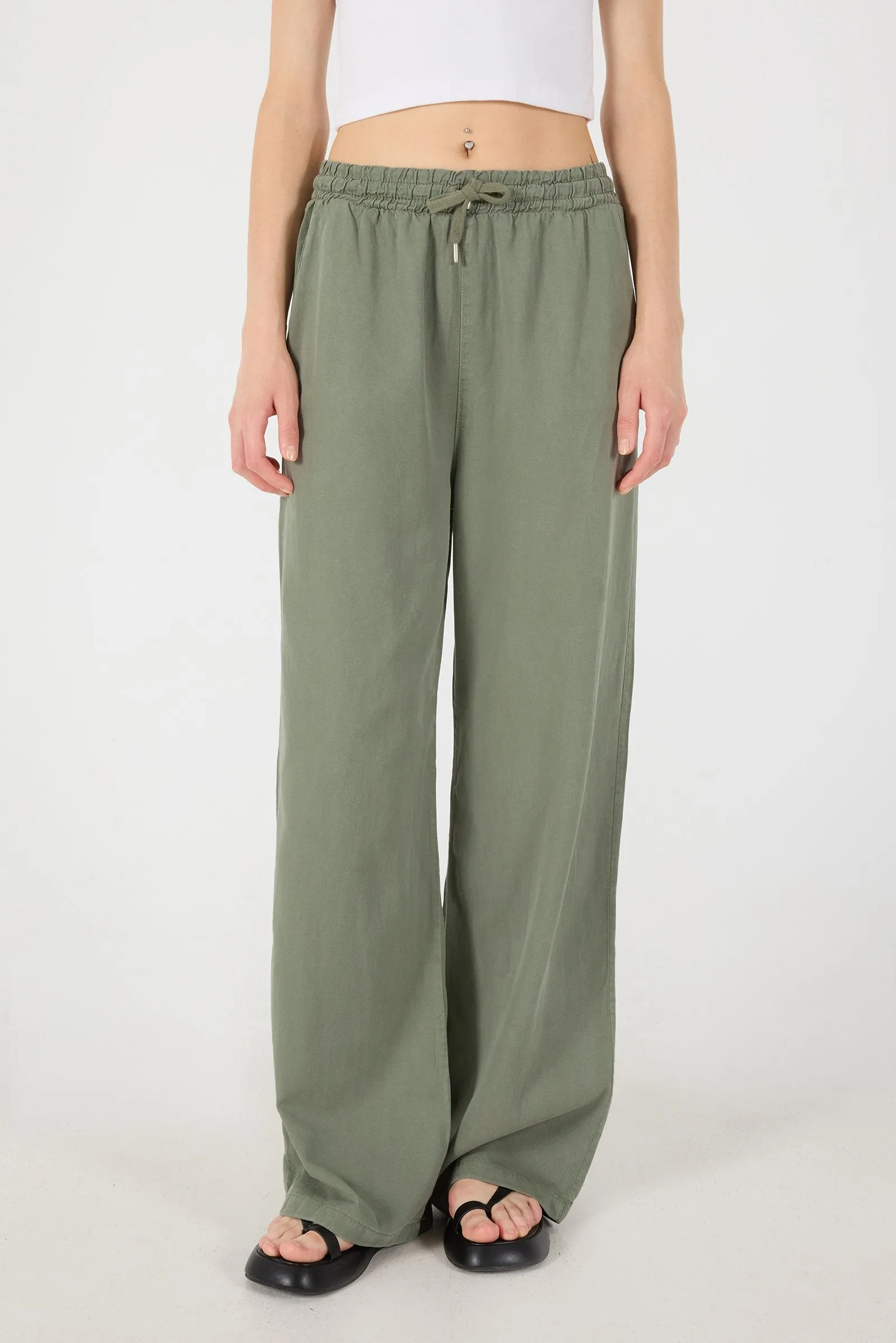 Wide Leg Trousers
