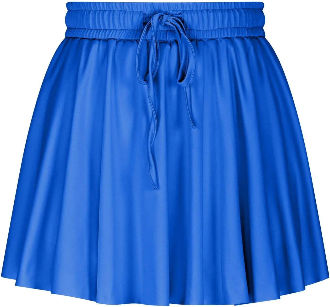 Womens Pleated Skirt Drawstring High Waisted Workout Mini Tennis Skirts Summer Casual Pickleball Skater Cheer Skorts