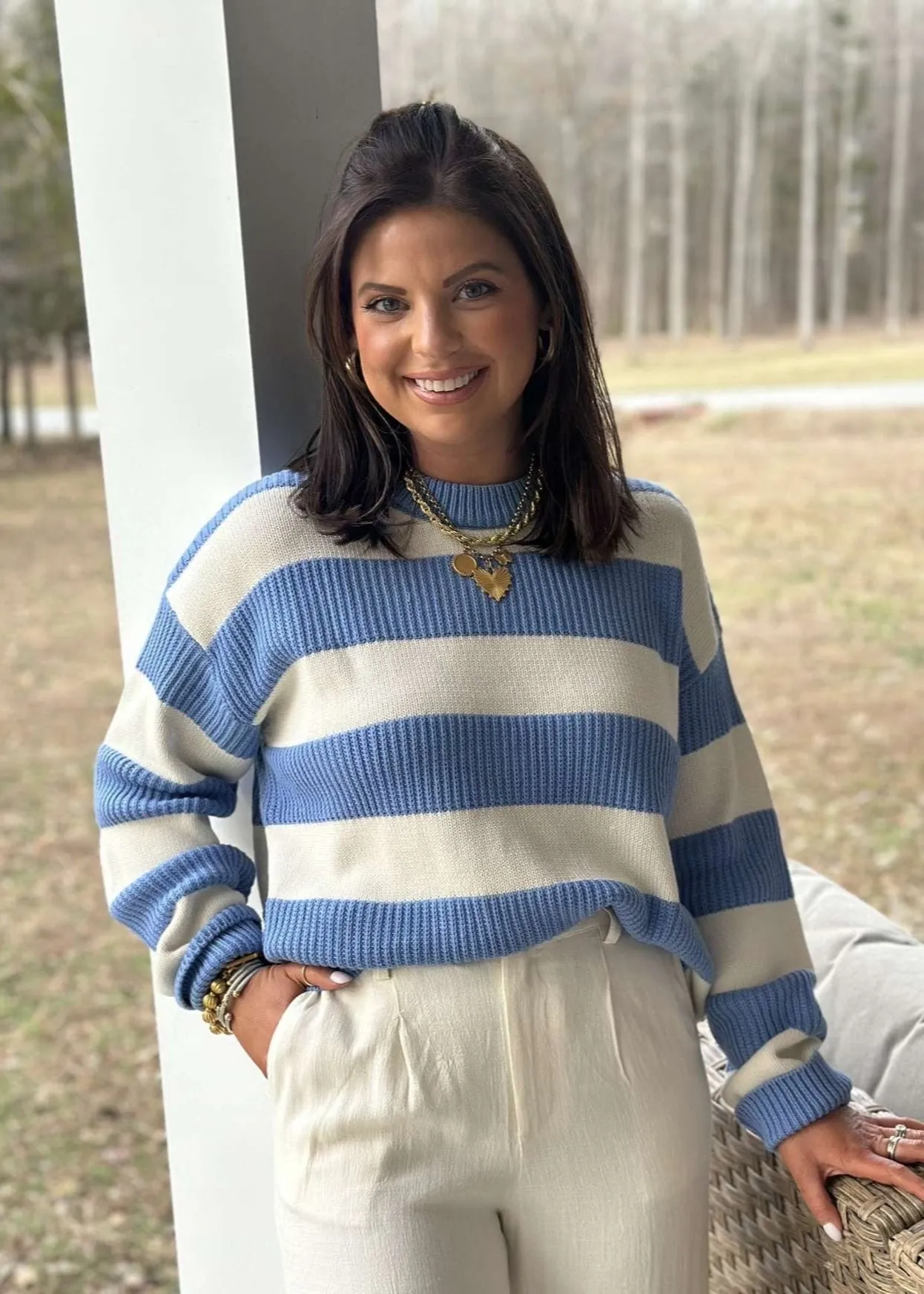 Z Supply | Boyfriend Sailor Sweater - Blue River