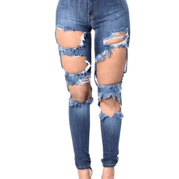 Zebra High Waist Jeans